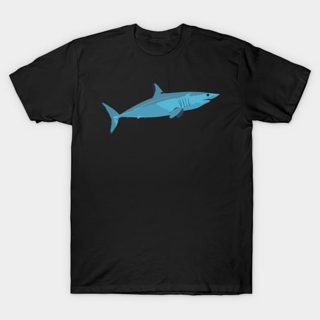 Shortfin Mako Shark T-Shirt by NorseTech